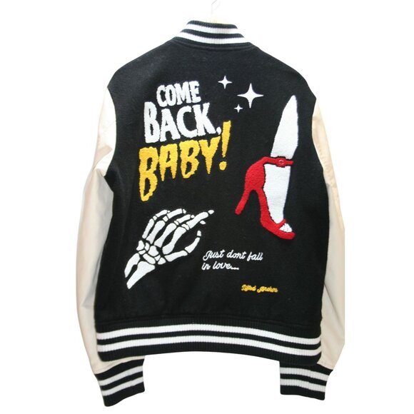 Lifted Anchors State Chenille Patch Varsity Jacket Mens Large Retro Streetwear - Picture 2 of 8